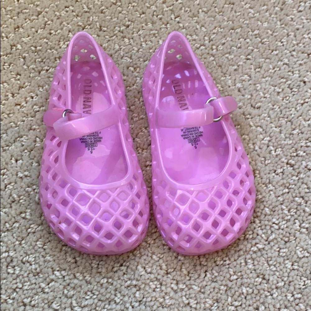 Old Navy Pink Purple Jelly 5 EUC